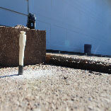 Injection holes are patched in minutes.